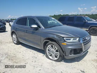 2018 Audi Q5 Premium Plus with VIN WA1BNAFY8J2072447, listed as a Copart auction lot 64939895 with 44,035 mi miles and Salvage title. Bid and sale history available at DreamBid. Image 4.