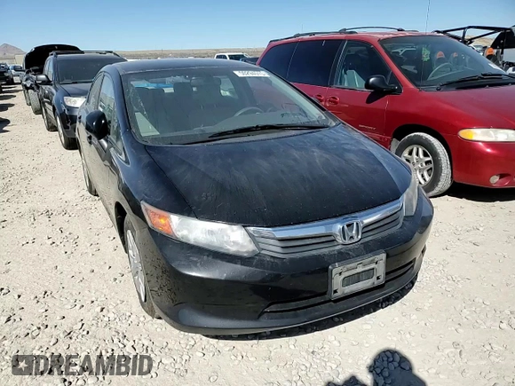 2012 Honda Civic LX with VIN 2HGFB2F57CH604861, listed as a Copart auction lot 50294515 with 130,214 mi miles and Salvage Title. Bid and sale history available at DreamBid. Image 11.