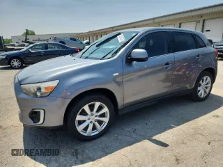 2015 Mitsubishi Outlander SE with VIN 4A4AP4AU1FE007486, listed as a Copart auction lot 58502265 with 107,604 mi miles and Salvage title. Bid and sale history available at DreamBid. Image 1.