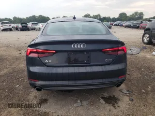 2018 Audi A5 Sportback Premium with VIN WAUDNCF55JA014752, listed as a Copart auction lot 62065494 with 48,801 mi miles and Salvage Title. Bid and sale history available at carsss.com. Image 6.