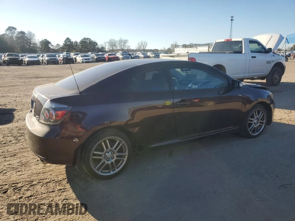 2010 Scion tC with VIN JTKDE3B75A0311156, listed as a Copart auction lot 46814055 with 104,623 mi miles and Salvage Title. Bid and sale history available at carsss.com. Image 3.
