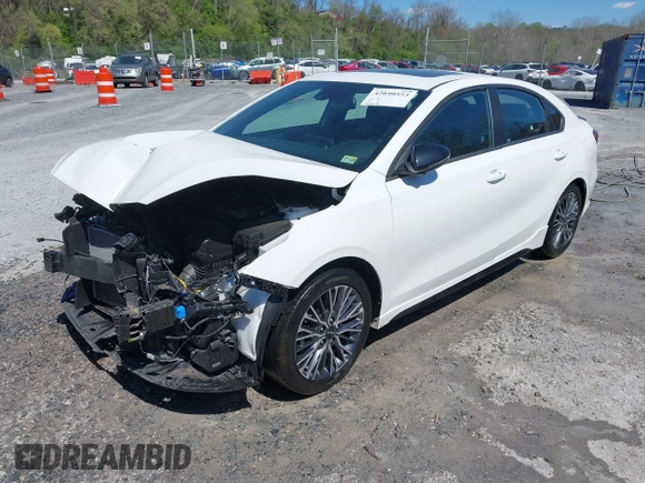 2022 Kia Forte GT-Line with VIN 3KPF54AD9NE502508, listed as a IAAI auction lot 42040553 with 31,652 mi miles and . Bid and sale history available at carsss.com. Image 19.
