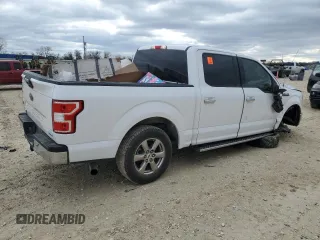 2020 Ford F-150 XL with VIN 1FTEW1CP4LKD98311, listed as a Copart auction lot 87605575 with 153,353 mi miles and Salvage Title. Bid and sale history available at carsss.com. Image 3.