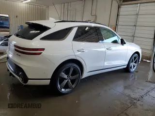 2024 Genesis GV70 Sport with VIN 5NMMCDTC2RH007132, listed as a Copart auction lot 63012715 with 23,882 mi miles and Salvage title. Bid and sale history available at DreamBid. Image 3.