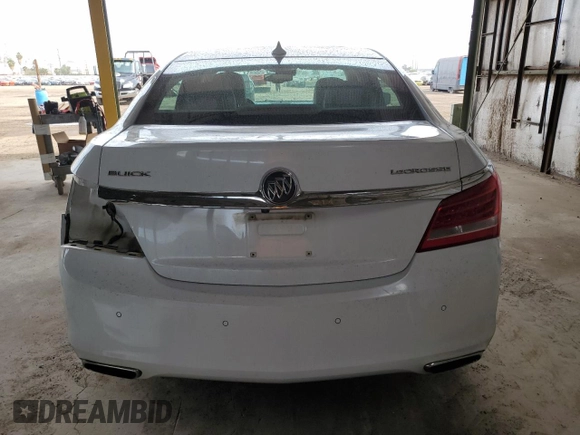 2015 Buick LaCrosse Premium II with VIN 1G4GF5G32FF275980, listed as a Copart auction lot 44984335 with 197,833 mi miles and Salvage Title. Bid and sale history available at DreamBid. Image 6.