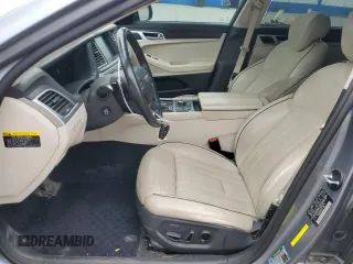 2015 Hyundai Genesis 3.8L with VIN KMHGN4JE8FU062244, listed as a Copart auction lot 52596394 with 132,513 mi miles and Salvage Title. Bid and sale history available at carsss.com. Image 7.