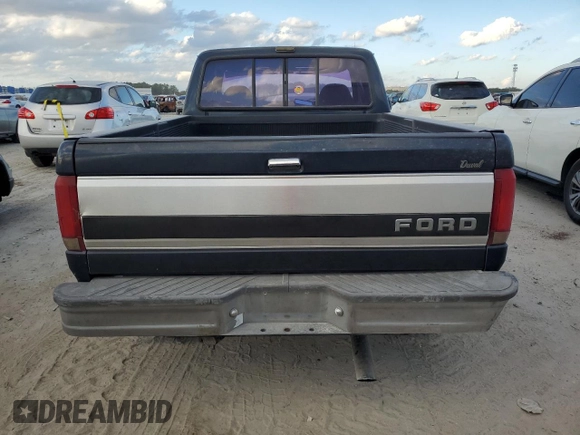 1993 Ford F-150 with VIN 1FTEX15N1PKA67197, listed as a Copart auction lot 82417944 with 0 mi miles and Salvage Title. Bid and sale history available at carsss.com. Image 6.
