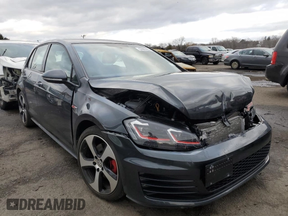 2017 Volkswagen Golf GTI S with VIN 3VW4T7AU7HM032596, listed as a Copart auction lot 37993763 with 32,137 mi miles. Bid and sale history available at carsss.com. Image 4.
