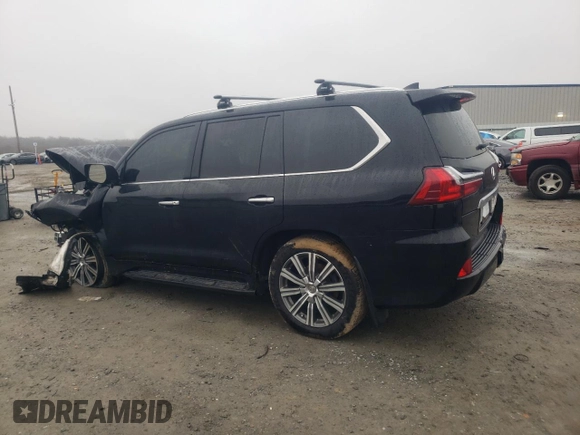 2017 Lexus LX 570 z VIN JTJHY7AX3H4235073, wystawiony jako Copart lot #39376813 z przebiegiem Nie podano mil oraz . Historia ofert i sprzedaży dostępna na DreamBid. Obrazek 2.