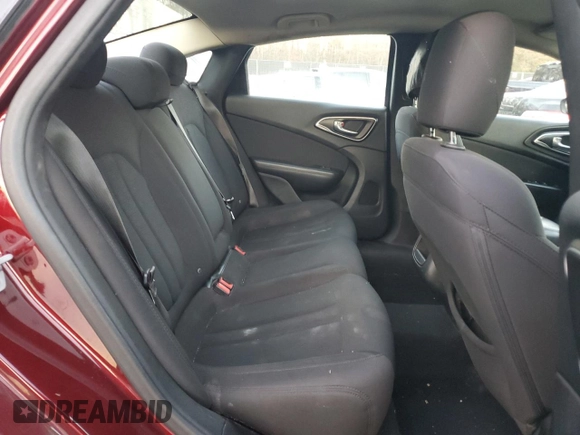 2015 Chrysler 200 Limited with VIN 1C3CCCAB0FN574474, listed as a Copart auction lot 47835205 with 168,282 mi miles and Non Repairable. Bid and sale history available at carsss.com. Image 10.