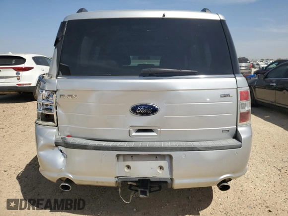 2014 Ford Flex SEL with VIN 2FMHK6C83EBD15202, listed as a Copart auction lot 49665985 with 152,960 mi miles and Salvage Title. Bid and sale history available at carsss.com. Image 6.