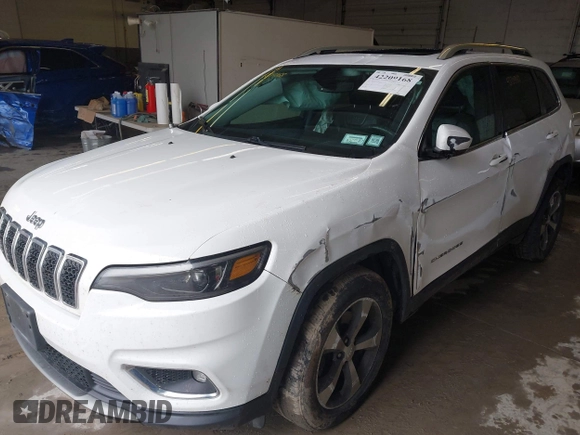 2019 Jeep Cherokee Limited z VIN 1C4PJMDX0KD218719, wystawiony jako IAAI lot #42209168 z przebiegiem 123 182 mil mil oraz . Historia ofert i sprzedaży dostępna na DreamBid. Obrazek 2.