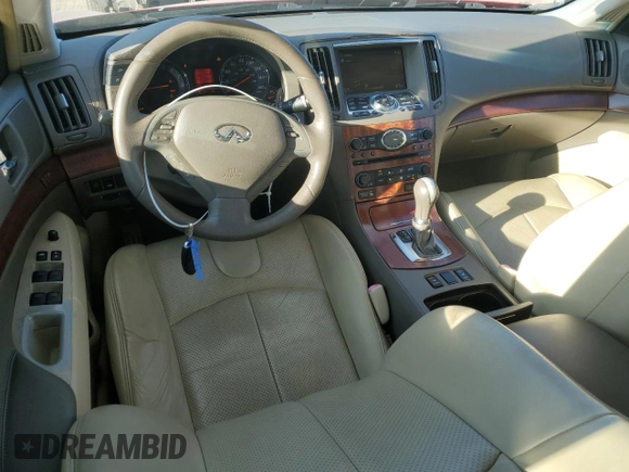 2008 Infiniti G35 with VIN JNKBV61E88M209786, listed as a Copart auction lot 72544744 with 196,370 mi miles and Salvage Title. Bid and sale history available at DreamBid. Image 8.