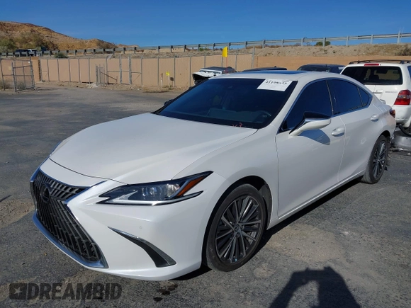 2023 Lexus ES with VIN 58ADA1C19PU036009, listed as a IAAI auction lot 41198635 with 42,074 mi miles. Bid and sale history available at carsss.com. Image 18.