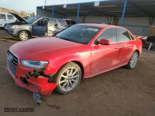 2014 Audi A4 Premium Plus with VIN WAUFFAFL7EN006711, listed as a Copart auction lot 86646904 with 137,626 mi miles and Salvage Title. Bid and sale history available at carsss.com. Image 1.