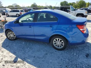 2020 Chevrolet Sonic LT with VIN 1G1JD5SB0L4143119, listed as a Copart auction lot 53456455 with 46,462 mi miles and Salvage title. Bid and sale history available at DreamBid. Image 2.