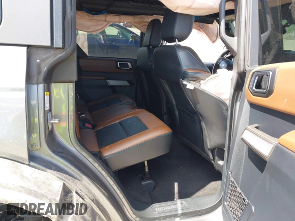 2022 Ford Bronco with VIN 1FMEE5DP3NLB03118, listed as a IAAI auction lot 42096181 with 62,685 mi miles and . Bid and sale history available at DreamBid. Image 8.