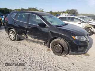 2020 Nissan Rogue S with VIN 5N1AT2MVXLC781105, listed as a Copart auction lot 50821855 with 51,602 mi miles and Salvage Title. Bid and sale history available at carsss.com. Image 4.
