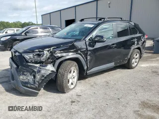 2021 Toyota RAV4 Hybrid XLE with VIN 2T3R6RFV9MW019435, listed as a Copart auction lot 59467185 with 62,807 mi miles and Salvage title. Bid and sale history available at DreamBid. Image 1.
