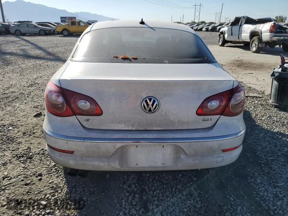 2010 Volkswagen CC Sport with VIN WVWNN7AN8AE532255, listed as a Copart auction lot 76564264 with 0 mi miles and Salvage Title. Bid and sale history available at carsss.com. Image 6.
