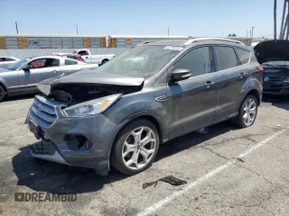 2019 Ford Escape Titanium with VIN 1FMCU9J91KUC26137, listed as a Copart auction lot 63709225 with 91,868 mi miles and Clean title. Bid and sale history available at DreamBid. Image 1.
