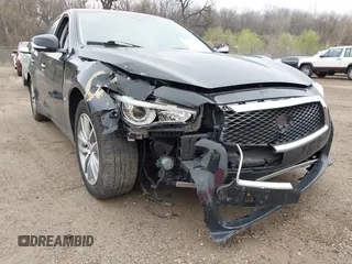 2016 Infiniti Q50 3.0t Premium with VIN JN1EV7AP3GM303498, listed as a IAAI auction lot 42079110 with 164,804 mi miles. Bid and sale history available at carsss.com. Image 6.