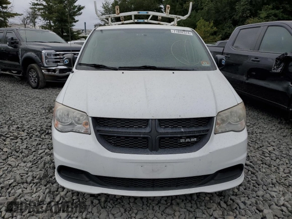 2014 Ram Cargo Van Tradesman with VIN 2C4JRGAG8ER284022, listed as a Copart auction lot 71892374 with 0 mi miles and Salvage Title. Bid and sale history available at carsss.com. Image 5.