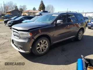 2016 Dodge Durango Citadel z VIN 1C4RDJEG4GC465087, wystawiony jako Copart lot #44124205 z przebiegiem 168 646 mil mil oraz Szkoda całkowita • Salvage title. Historia ofert i sprzedaży dostępna na DreamBid. Obrazek 1.
