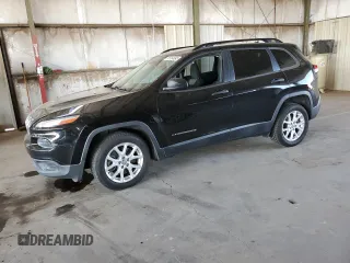 2017 Jeep Cherokee Sport z VIN 1C4PJLAB0HW592165, wystawiony jako Copart lot #65184645 z przebiegiem 154 315 mil mil oraz Czysty tytuł • Clean title. Historia ofert i sprzedaży dostępna na DreamBid. Obrazek 1.