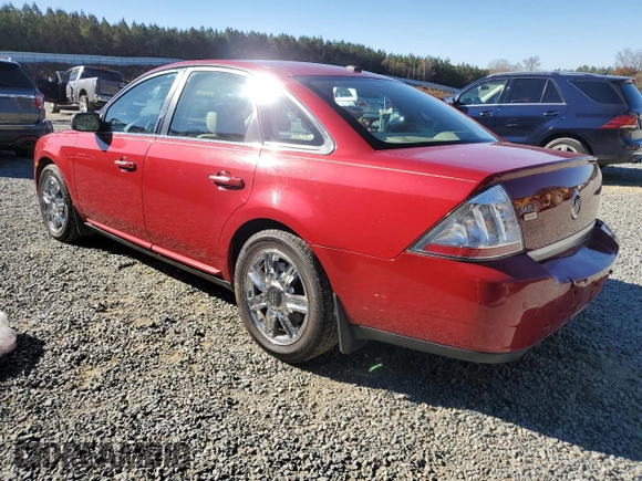 2009 Mercury Sable Premier with VIN 1MEHM42W59G628722, listed as a Copart auction lot 79642074 with 80,369 mi miles and Salvage Title. Bid and sale history available at carsss.com. Image 2.