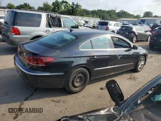 2014 Volkswagen CC R-Line with VIN WVWBP7AN2EE507967, listed as a Copart auction lot 65423594 with 121,212 mi miles and Salvage Title. Bid and sale history available at carsss.com. Image 3.