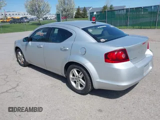 2012 Dodge Avenger SXT with VIN 1C3CDZCB4CN272422, listed as a IAAI auction lot 42122832 with 160,331 mi miles and . Bid and sale history available at carsss.com. Image 3.
