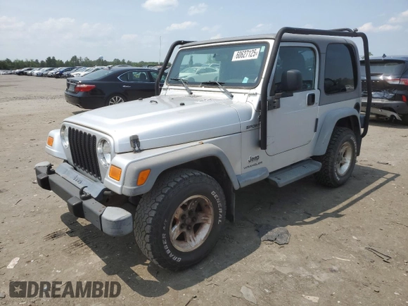 2005 Jeep Wrangler Sport с VIN 1J4FA49SX5P317067, выставлен на аукционе Copart как лот 60627125 с пробегом 170 700 миль миль и Чистый • Clean title. История ставок и продаж доступна на DreamBid. Изображение 1.
