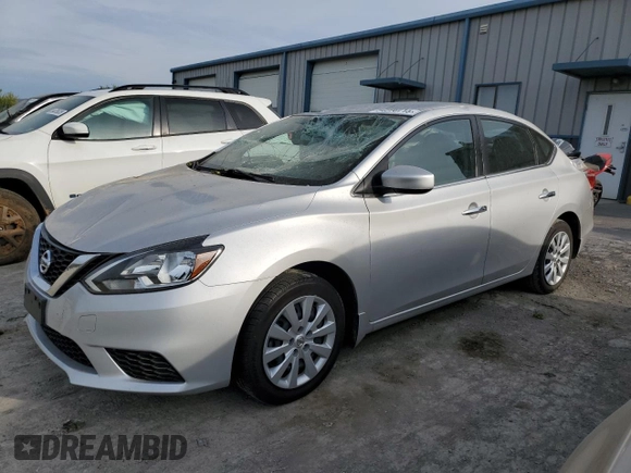 2017 Nissan Sentra S with VIN 3N1AB7AP6HY309527, listed as a Copart auction lot 54578715 with 52,341 mi miles and Salvage Title. Bid and sale history available at DreamBid. Image 1.