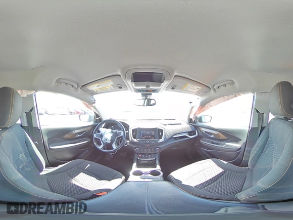 2021 GMC Terrain SLE with VIN 3GKALTEV8ML358946, listed as a Copart auction lot 55696405 with 59,927 mi miles and Salvage title. Bid and sale history available at DreamBid. Image 14.