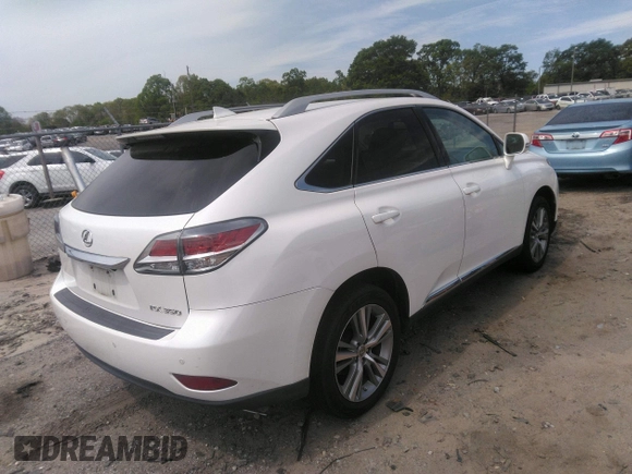 2015 Lexus RX 350 with VIN 2T2BK1BA6FC310100, listed as a IAAI auction lot 42032487 with 109,363 mi miles and . Bid and sale history available at DreamBid. Image 4.