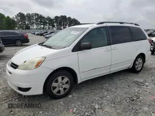 2004 Toyota Sienna CE with VIN 5TDZA23C54S135144, listed as a Copart auction lot 54695035 with 187,823 mi miles and Clean Title. Bid and sale history available at carsss.com. Image 1.