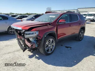 2023 GMC Acadia SLT with VIN 1GKKNULS3PZ140164, listed as a Copart auction lot 53366915 with 46,759 mi miles and Salvage title. Bid and sale history available at DreamBid. Image 1.