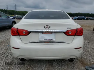 2017 Infiniti Q50 Premium with VIN JN1EV7AP3HM732884, listed as a Copart auction lot 60314675 with 75,597 mi miles and Salvage title. Bid and sale history available at DreamBid. Image 6.