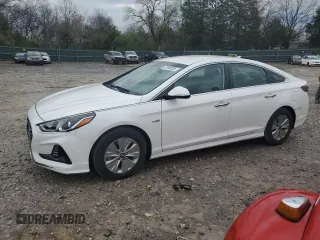 2019 Hyundai Sonata Hybrid SE with VIN KMHE24L31KA089373, listed as a Copart auction lot 51045925 with 56,166 mi miles and Clean Title. Bid and sale history available at carsss.com. Image 1.