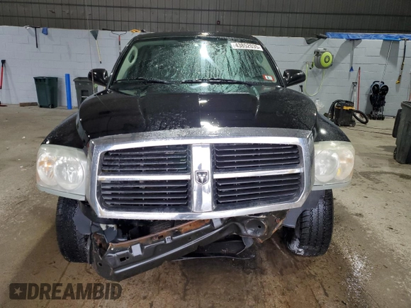 2006 Dodge Dakota ST with VIN 1D7HE22K46S515665, listed as a Copart auction lot 43852035 with 156,629 mi miles and Salvage Title. Bid and sale history available at DreamBid. Image 5.