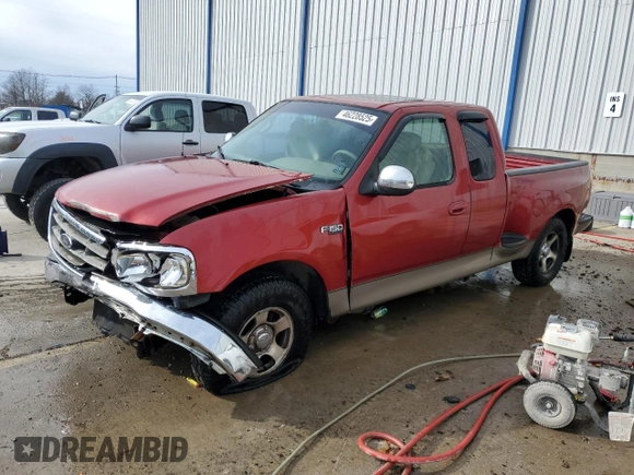 2002 Ford F-150 XL with VIN 2FTRX07272CA43899, listed as a Copart auction lot 46228525 with 238,077 mi miles and Non repairable. Bid and sale history available at DreamBid. Image 1.