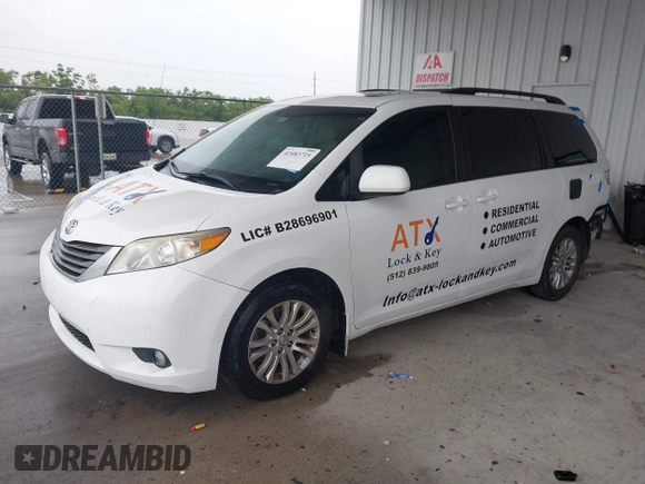 2012 Toyota Sienna XLE AAS with VIN 5TDYK3DC6CS228816, listed as a IAAI auction lot 42483715 with 206,925 mi miles and . Bid and sale history available at DreamBid. Image 2.