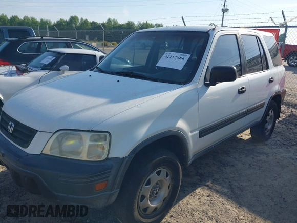 2000 Honda CR-V LX with VIN JHLRD2844YC011658, listed as a IAAI auction lot 42117486 with 185,206 mi miles. Bid and sale history available at carsss.com. Image 14.