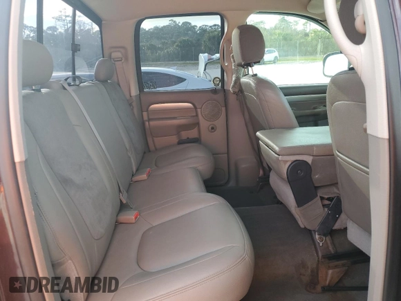 2005 Dodge 2500 SLT with VIN 3D7KS28D35G750040, listed as a Copart auction lot 42591365 with 105,523 mi miles and Salvage Title. Bid and sale history available at carsss.com. Image 10.