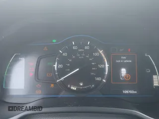 2019 Hyundai Ioniq Blue with VIN KMHC65LCXKU166533, listed as a IAAI auction lot 42090460 with 109,703 mi miles and . Bid and sale history available at DreamBid. Image 7.