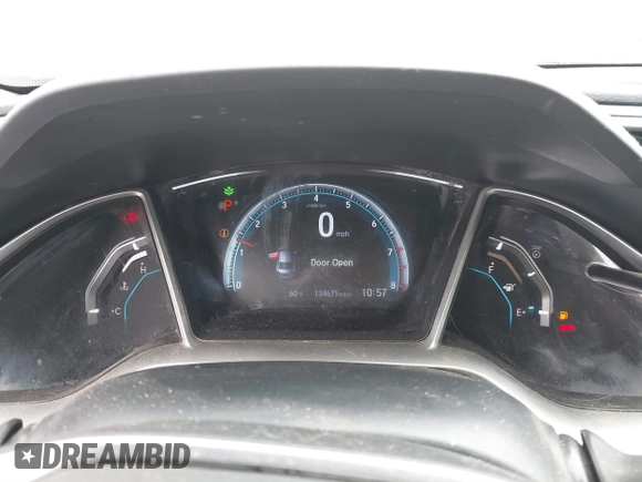 2018 Honda Civic EX with VIN 2HGFC2F75JH583892, listed as a IAAI auction lot 41697605 with 134,675 mi miles and . Bid and sale history available at DreamBid. Image 7.