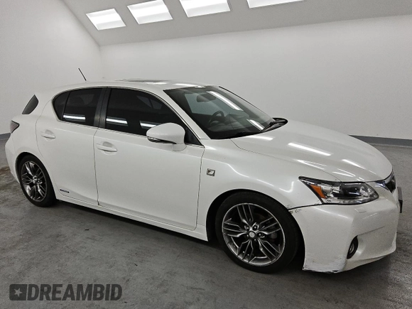 2012 Lexus CT CT 200h with VIN JTHKD5BH3C2050234, listed as a Copart auction lot 50726245 with 93,428 mi miles and Clean Title. Bid and sale history available at carsss.com. Image 4.