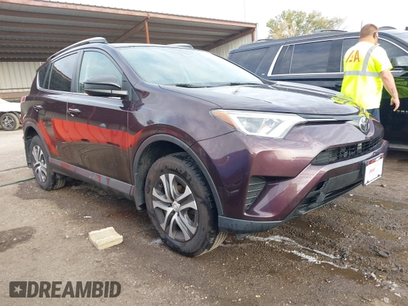 2017 Toyota RAV4 LE with VIN 2T3BFREV9HW600006, listed as a IAAI auction lot 40718177 with 122,119 mi miles. Bid and sale history available at carsss.com. Image 1.