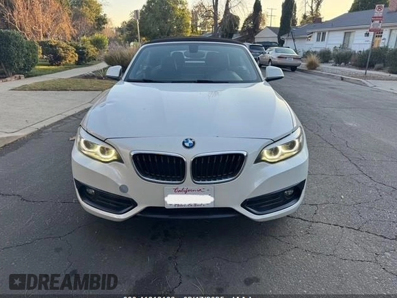 2018 BMW 2 Series 230i xDrive with VIN WBA2K1C55JVB64560, listed as a IAAI auction lot 41616166 with 69,414 mi miles. Bid and sale history available at carsss.com. Image 10.